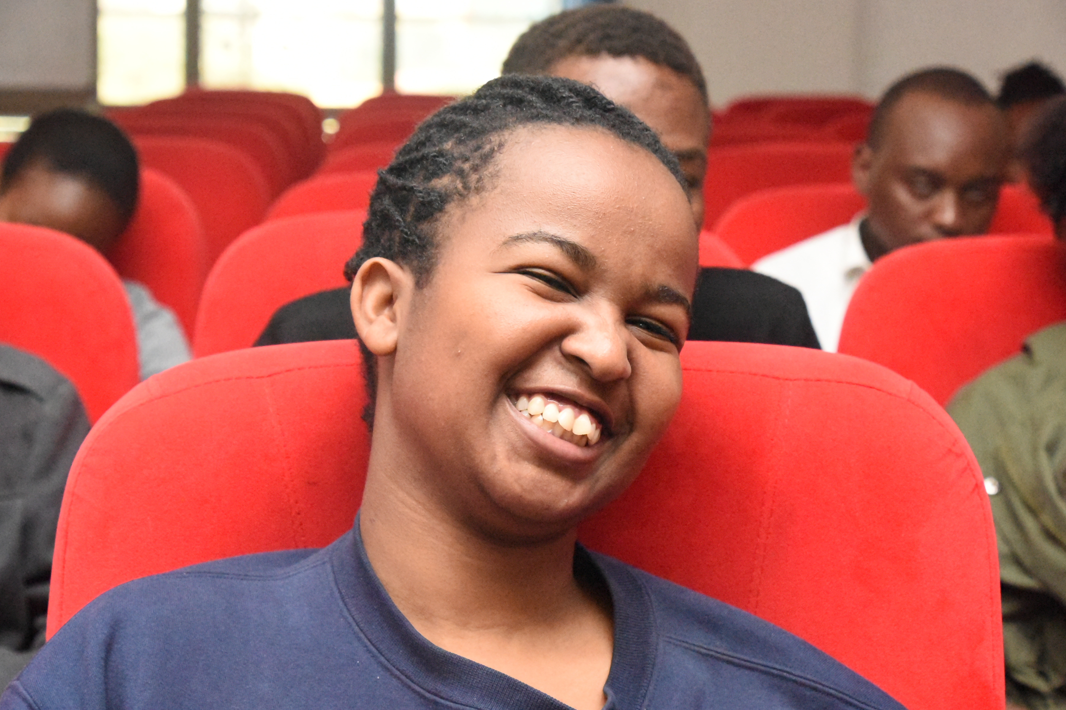 Kianda High School student attends UoN 2019 Career Fair